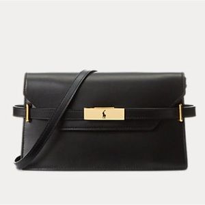 ❌SOLD ❌ Ralph Lauren Polo ID Leather Crossbody Clutch